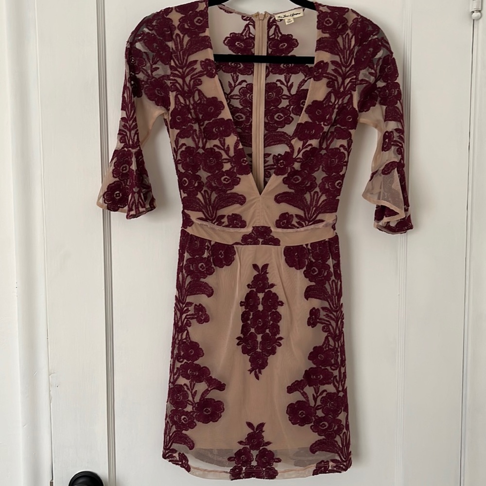 FOR LOVE AND LEMONS Temecula Mini Dress in XS